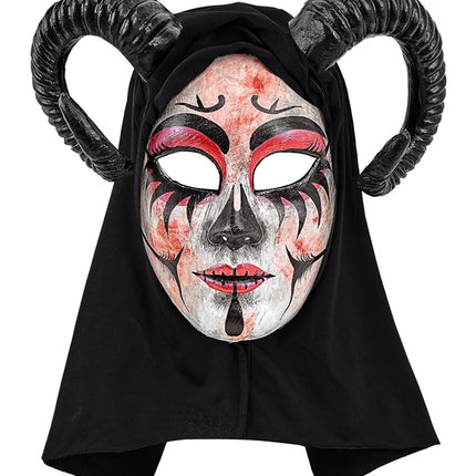Maska damska na Halloween Diabeł