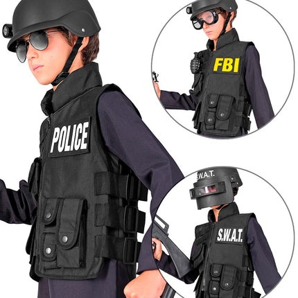 KAMIZELKA SWAT FBI/POLICJA DZIECKO