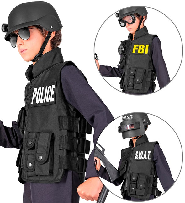 KAMIZELKA SWAT FBI/POLICJA DZIECKO