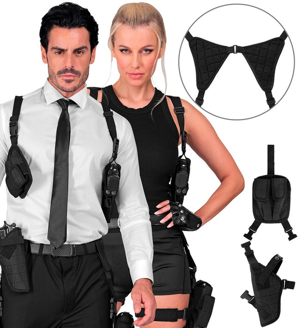 Kabura na ramię Black Uni