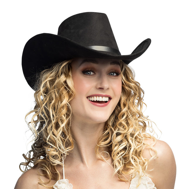 Kapelusz kowbojski Bronco czarny