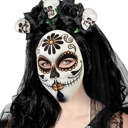 Maska Dia De Los Muertos Woman