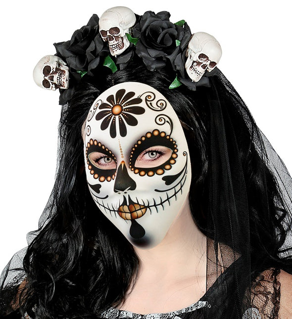 Maska Dia De Los Muertos Woman