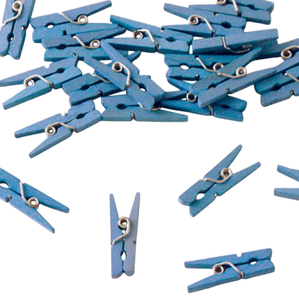 Niebieskie kołki - 24 sztuki