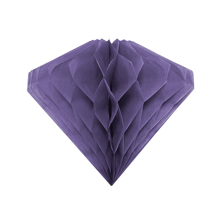 Dekoracja wisząca w kształcie plastra miodu Diamond 20Cm Purple 1St