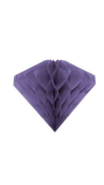 Dekoracja wisząca w kształcie plastra miodu Diamond 20Cm Purple 1St