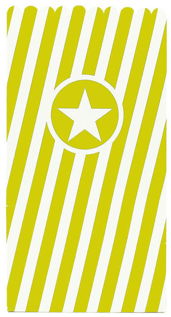 Party Essentials Fsc Paper Pop Corn Bag Lime Green 6St