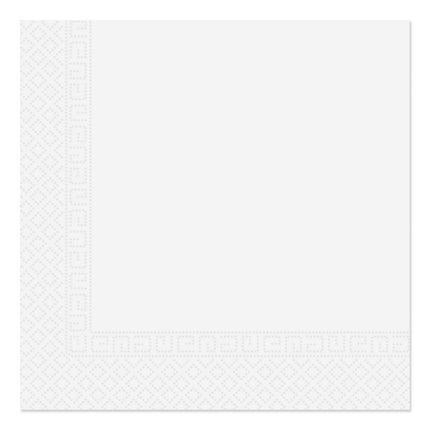 White Paper Products Białe trójwarstwowe serwetki 33X33Cm do użytku domowego i przemysłowego z certyfikatem kompostowalności 20St