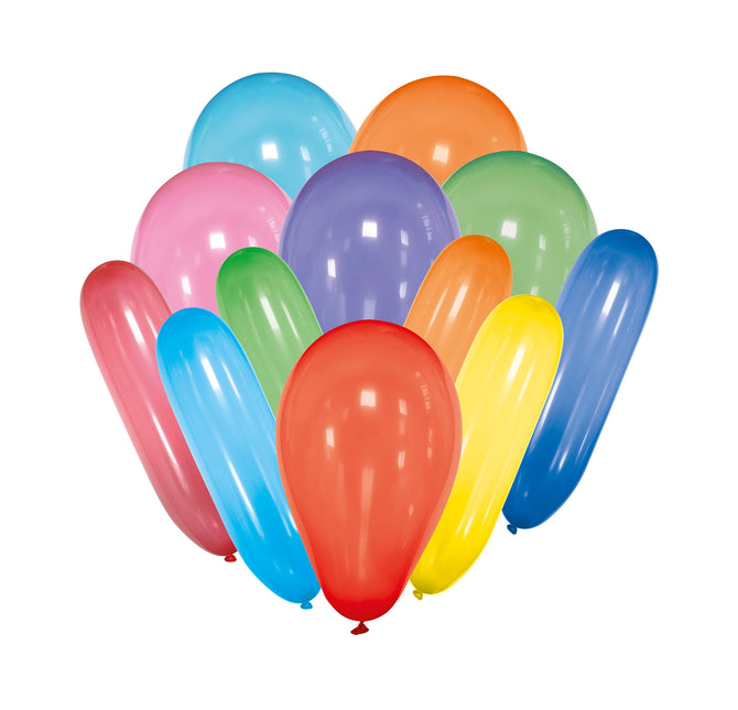 Balony Party Essentials o różnych kształtach i kolorach 30 szt.