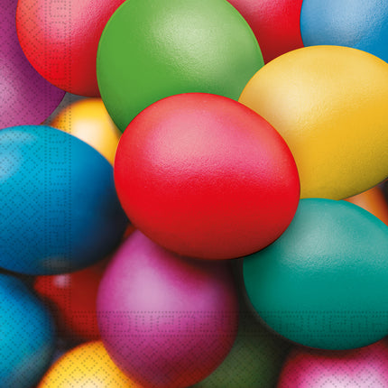 3 warstwowe serwetki papierowe 3 warstwowe serwetki papierowe 33X33Cm Colorful Easter Eggs 20St