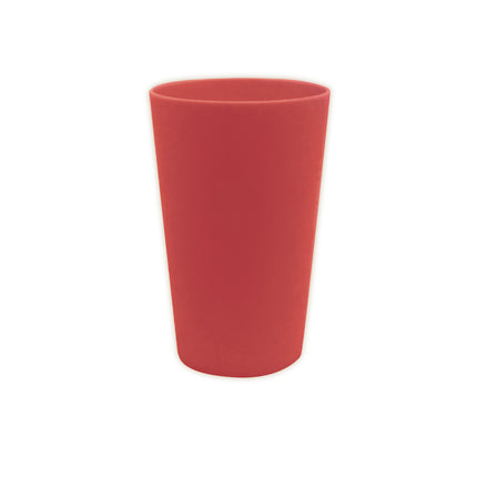 Jednokolorowe czerwone kubki wielokrotnego użytku 280 ml 2 szt.