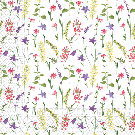 3 warstwowe serwetki papierowe 3 warstwowe serwetki papierowe 33X33Cm Aromatic Mixed Flowers 20St