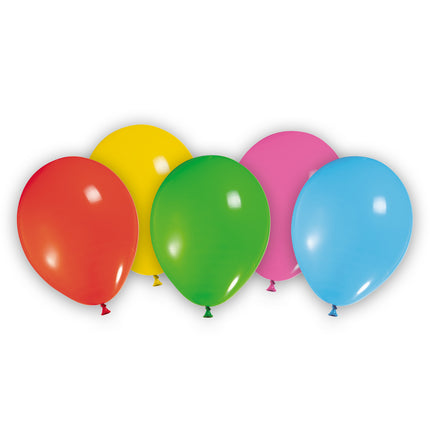 Balony kolorowe metaliczne puste 30szt