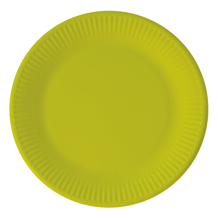 Talerze limonkowe 20cm 8szt