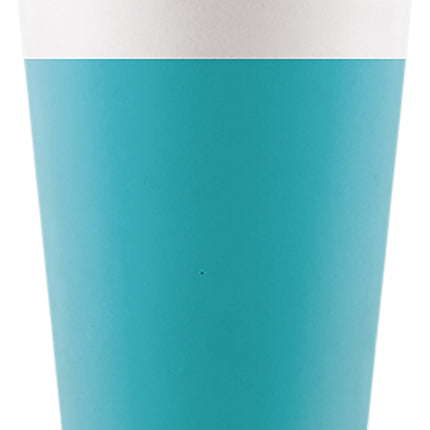 Kubki turkusowe 200ml 8szt