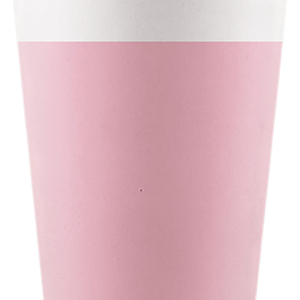 Kubki różowe 200ml 8szt