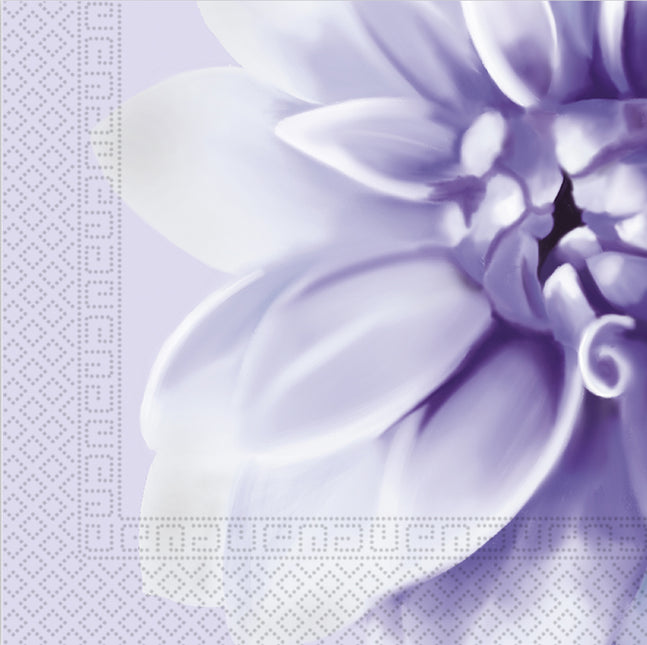 Liliowe serwetki Dhalia 33cm 20szt