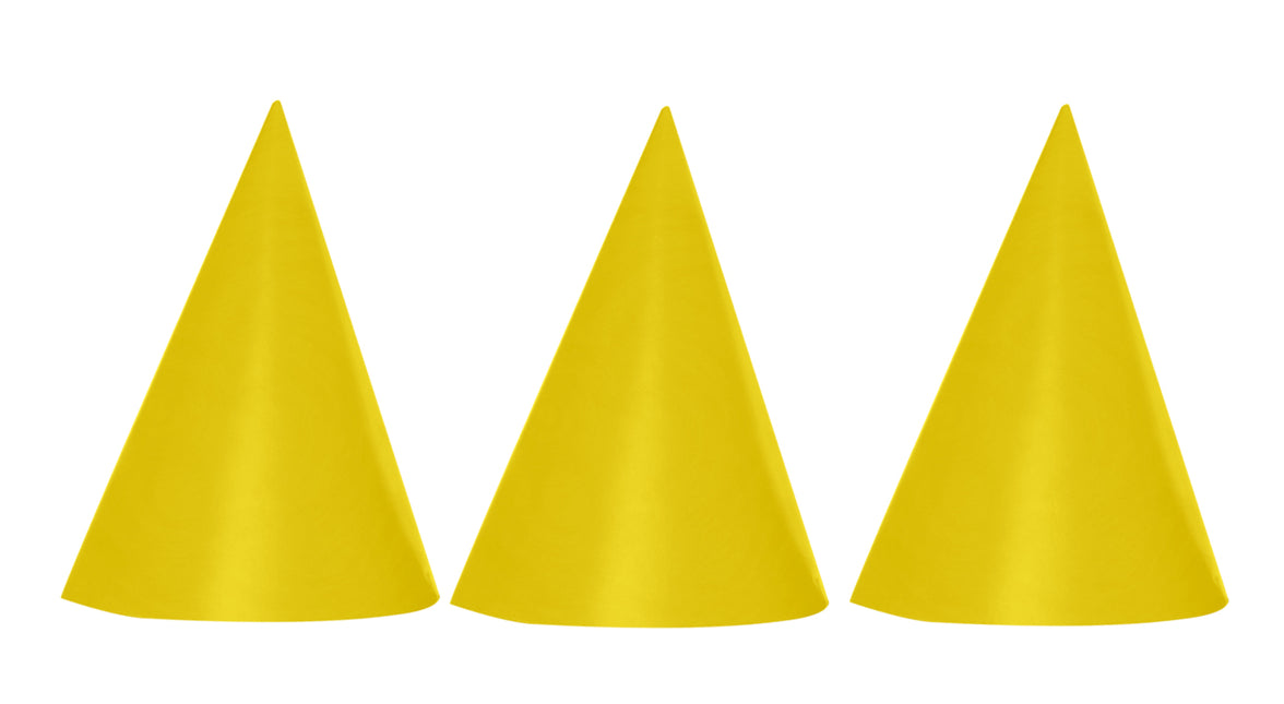 Party Essentials Fsc Gold Hats 6St
