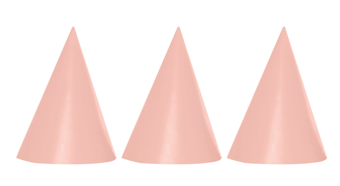 Czapki Party Essentials Fsc Rose Gold 6St