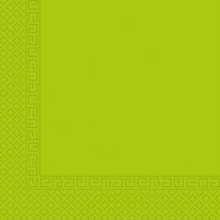 Solid Colour Lime Green Fsc Three Ply Unicolor Serwetki papierowe 33X33Cm 20St.