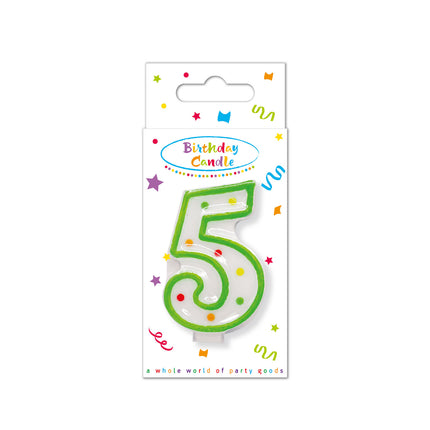 5-letnia świeca zielona