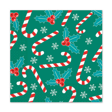 3 warstwowe serwetki papierowe 3 warstwowe serwetki papierowe 33X33Cm Xmas Sugar Canes 20szt