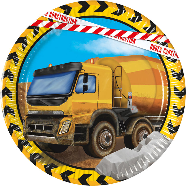 Talerzyki papierowe Construction Fsc Next Generation Medium 20Cm 8St