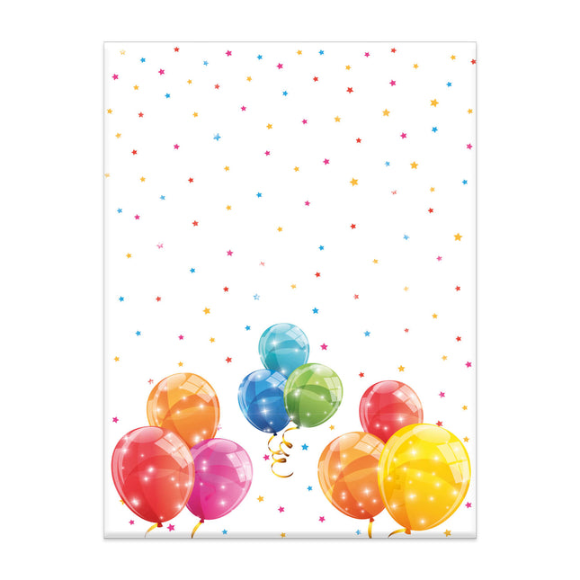Sparkling Balloons wielorazowy pokrowiec na stół 120X180Cm 1St