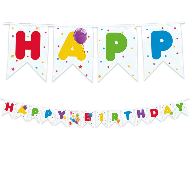 Wielokrotnego użytku baner literowy Sparkling Balloons 1St