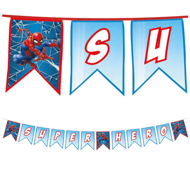 Spider Man Crime Fighter Baner literowy wielokrotnego użytku 1St