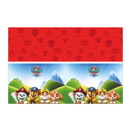 Paw Patrol Rescue Heroes Plastikowy pokrowiec na stół 120X180Cm 1Podstawka