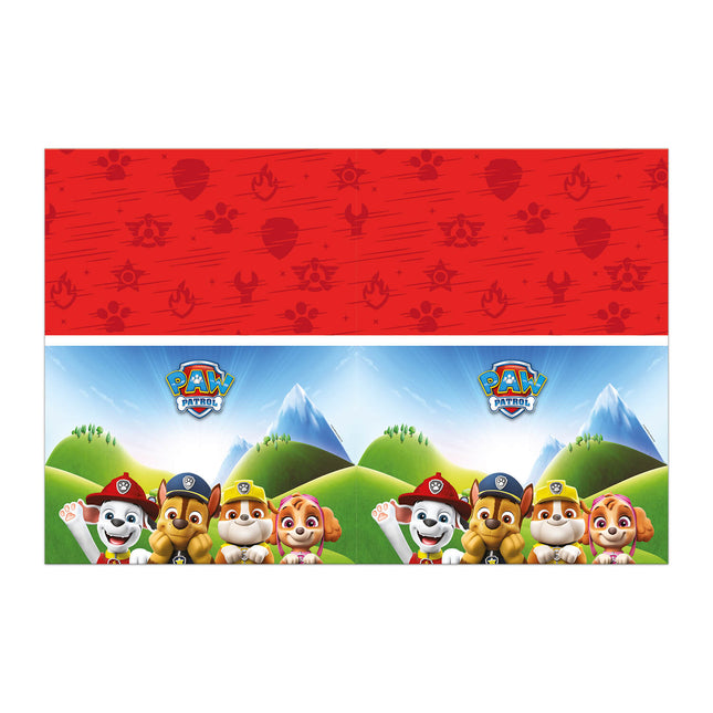 Paw Patrol Rescue Heroes Plastikowy pokrowiec na stół 120X180Cm 1Podstawka