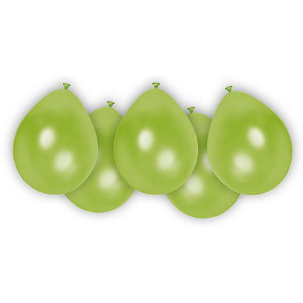 Metaliczne balony pastelowe Party Essentials Fsc Green 8St