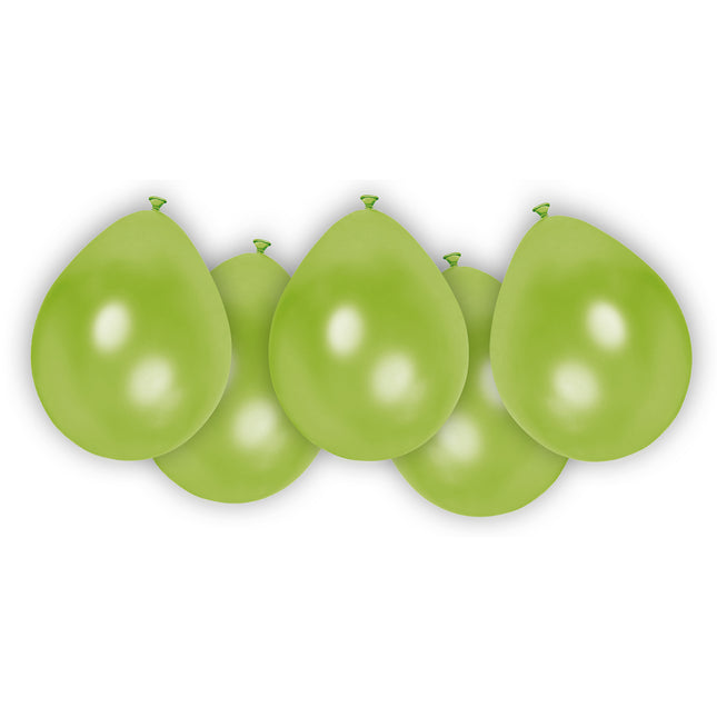 Metaliczne balony pastelowe Party Essentials Fsc Green 8St