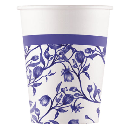 Everyday Designs Blue Porcelain Fsc Paper Cups 200Ml (Wm) 8St