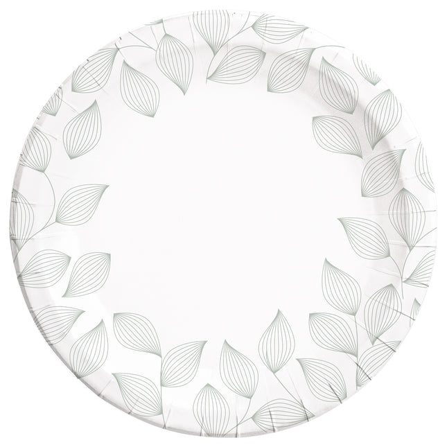 Talerze w kształcie liści 23cm 8szt