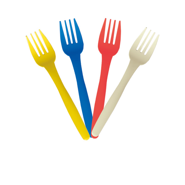 Kolorowe widelce 8szt