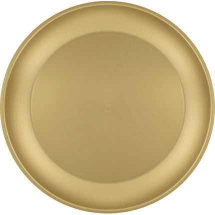 Złote płytki Metalic 21cm 4szt