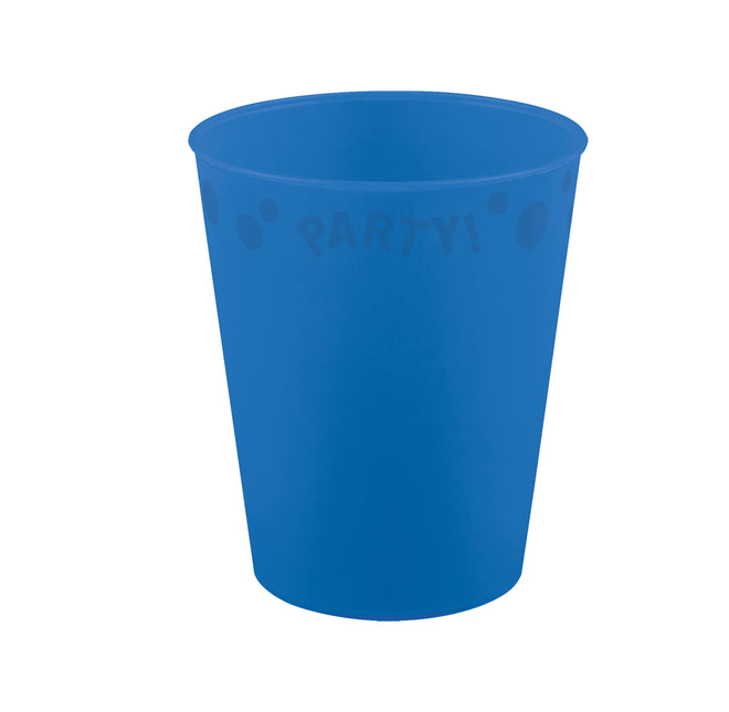 Imprezowy kubek wielokrotnego użytku w jasnych kolorach 250 ml jasnoniebieski 1 szt.