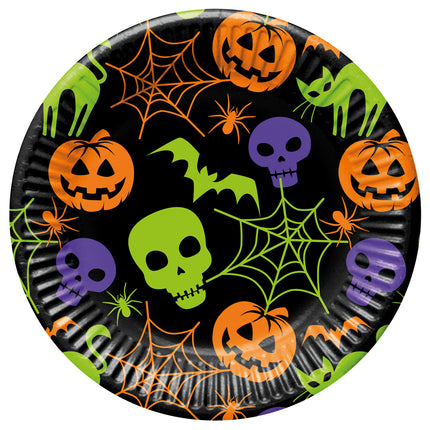 Happy Halloween Party Fsc Papierowe Talerzyki Next Generation Duże 23Cm 8St