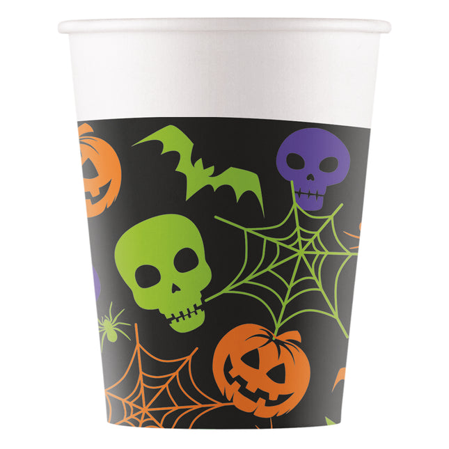 Kubki papierowe Happy Halloween Party Fsc 200 ml (Wm) 8 szt.