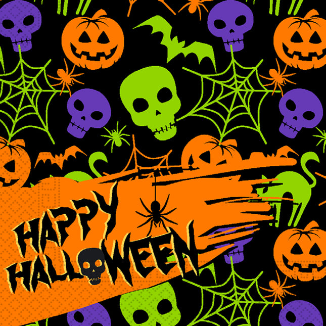 Happy Halloween Party Fsc Dwuwarstwowe Serwetki Papierowe 33X33Cm 20St