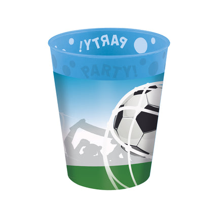 Piłkarskie kubki imprezowe wielokrotnego użytku 250 ml 4 szt.