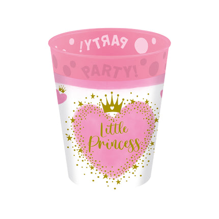 My Little Princess Party Kubki wielokrotnego użytku 250 ml 4 szt.