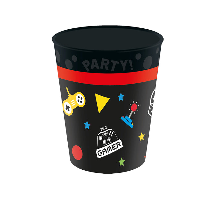 Gaming Party Kubki imprezowe wielokrotnego użytku 250 ml 4 szt.