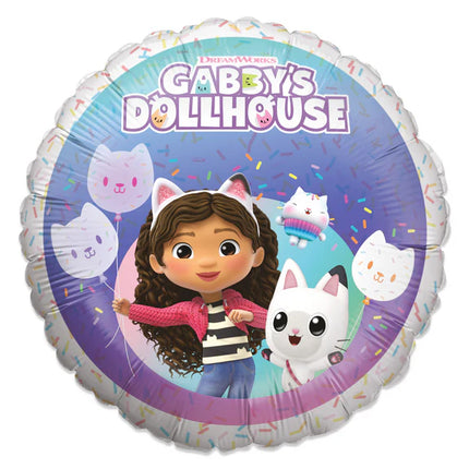 Balonik helowy Gabby'S Dollhouse – kolorowy, pusty, 45 cm