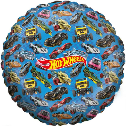 Samochody Hot Wheels – balony z helem, puste, 45 cm