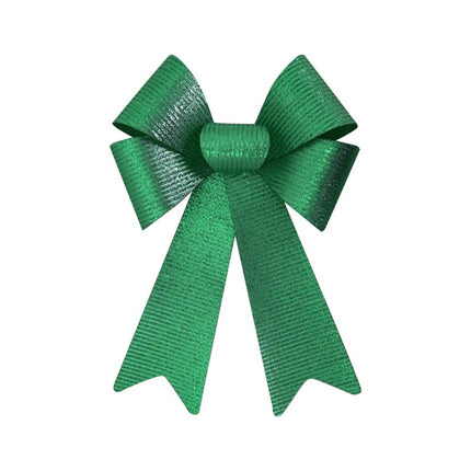 Błyszcząca zielona kokarda 22,9 cm x 38,1 cm