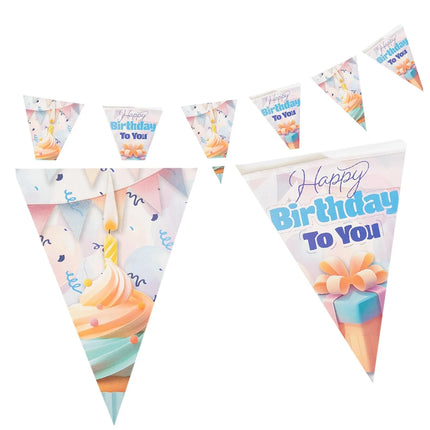 Girlanda urodzinowa „Pastel” 4 m