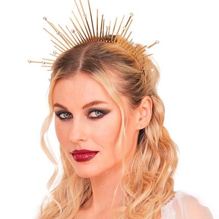 OPASKA NA GŁOWĘ AUREOLA ZŁOTA